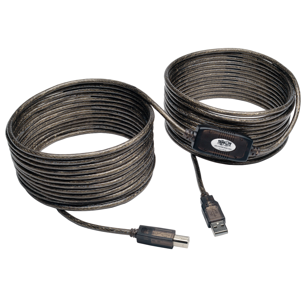 Cable Tripp Lite Usb 2.0 A Macho A Usb 2.0 B Macho 11M Negro U042-036