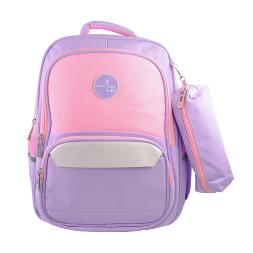 Mochila Perfect Choice Pc-085249 Mochila Escolar Rosa Violeta Poliéster Pc-085249