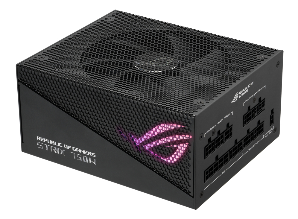 Fuente De Poder Modular Asus Rog Strix 750W 80 Plus Gold Atx Negro Aura Rog-Trix-750-Aura-Gaming