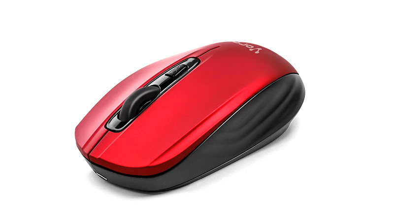 Mouse Inalambrico Recargable Vorago Mo-305-R 2400 Dpi  Rojo