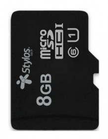 Memoria Micro Sd 8Gb Stylos Stmsds1B 8 Gb 13Mb/S 5 Mb/S Negro Clase 10
