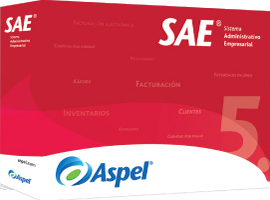 Software Admin Aspel Sae 7.0 5 Usuarios Adicionales ( Sael5K)