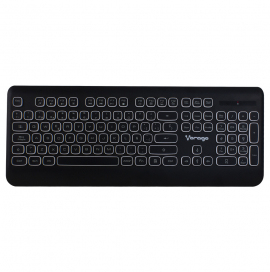 Teclado Inalambrico Vorago Km-201 Multimedia Bicolor