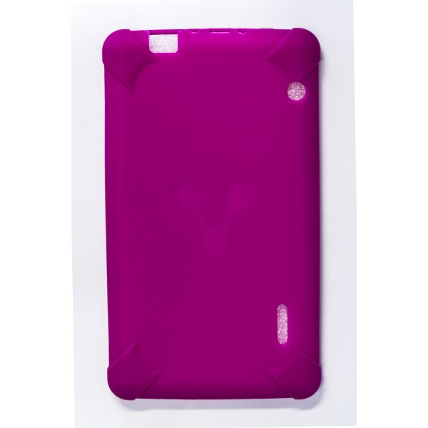 Funda Silicon 7 " Tablet Vorago Tc-124 Rosa