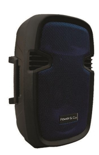 Bocina Amplificada Bluetooth Power & Co Xp-8000Bl Azul 3200W/Pmpo 8"