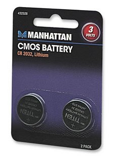 Bateria Manhattan Cmos  3V 2 Piezas Cr 2032 432528