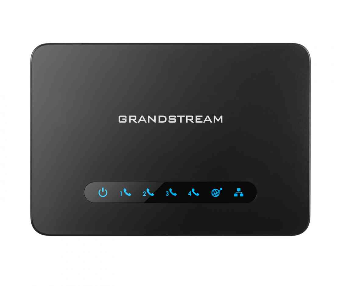 Adaptador Gramdstream Ata Ht814 4 Puertos Fxs 2X Rj-45