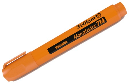 Marcatextos Pelikan 714 Naranja C/10 Articulos Escolar Y Oficina