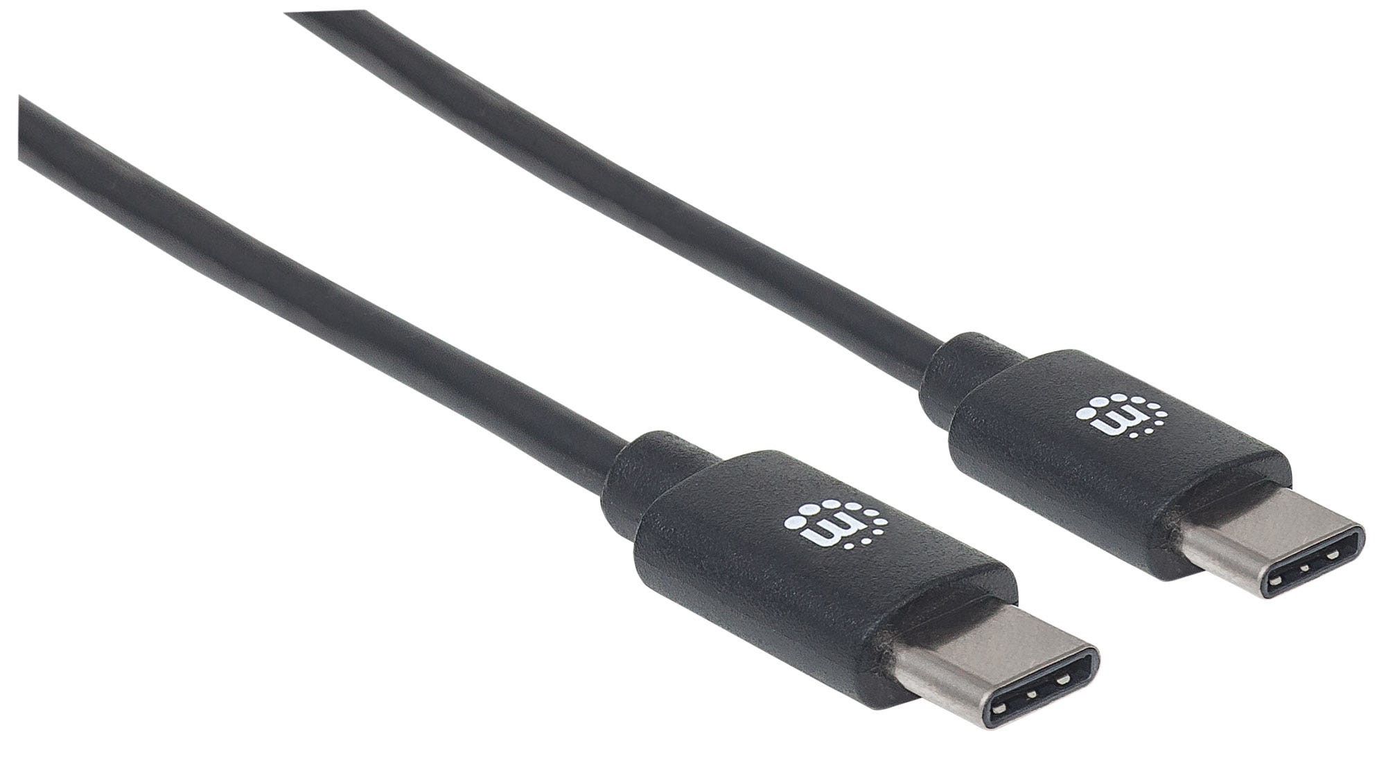 Cable Usb Manhattan Tipo C Macho-Macho 50Cm Negro V2.0 354868