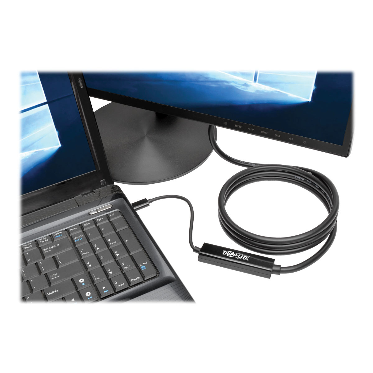 Adaptador Usb C A Dvi Tripp Lite Thunderbolt 3 1080P 1.8M U444-006-D