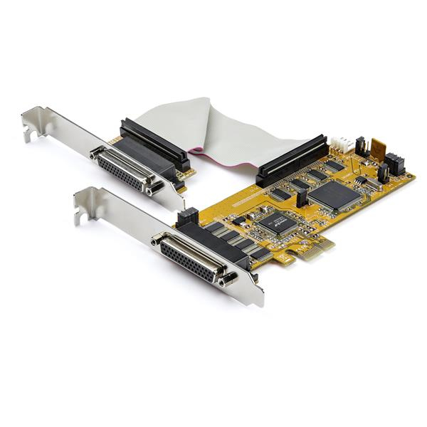 Tarjeta Serial Rs232 Startech Pcie 8 Puertos Bajo Perfil Pex8S1050Lp