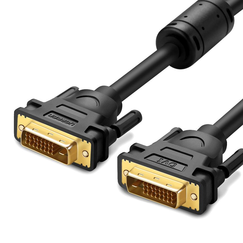 Cable Ugreen Dv101 Dvi(24+1)Macho/Macho 3M Black 1080P/60Hz