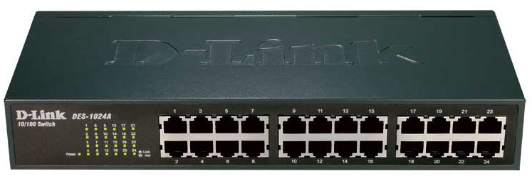 Switch D-Link  Des-1024A 24 Ptos Escritorio Fast Ethernet (Plastico)