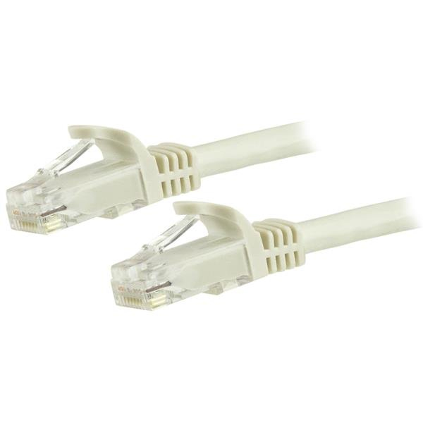 Cable Startech 5M Red Ethernet Utp Cat6 Snagless Blanco Rj45