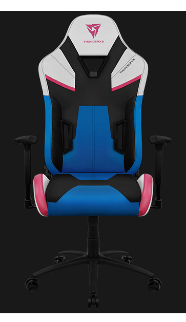 Silla Gamer Thunderx3 Tc5 Max 150Kg Imitacion Piel Acolchado Rosa Reposabrazos 3D 4711099470594