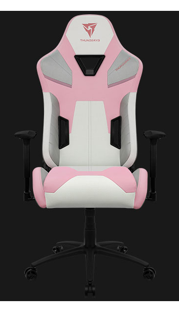 Silla Gamer Thunderx3 Tc5 Max Hasta 150Kg Imitacion Piel Reposabrazos 3D Blanco Lumbar 4711099470617
