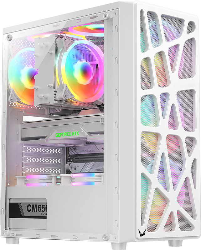 Gabinete Formula Mana Midi Tower Micro Atx Mini-Itx Atx 1Xusb-C 1Xusb2.0 Blanco 4711401662822