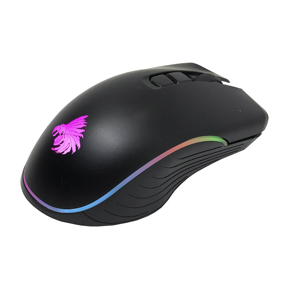 Mouse Gamer Eagle Warrior Cobra Usb 3200 Dpi Rgb