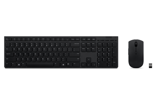 Kit Teclado Y Mouse Lenovo Slim Combo Ii Recargable Inalámbrico Rf