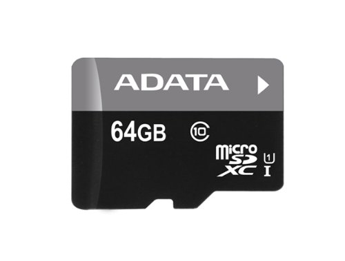 Memoria Micro Sdhc Adata 64 Gb  C/Adaptador Cl10 (Ausdx64Guicl10-Ra1)