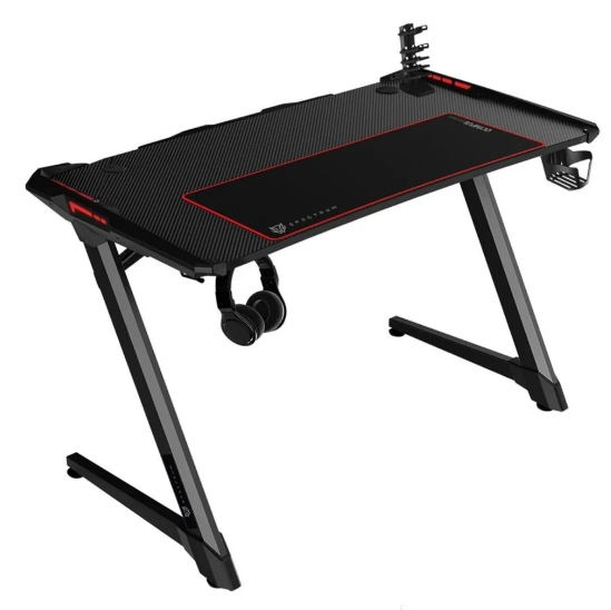 Escritorio Gamer Balam Rush Olympus Mrx3000 100X64 Cm Negro