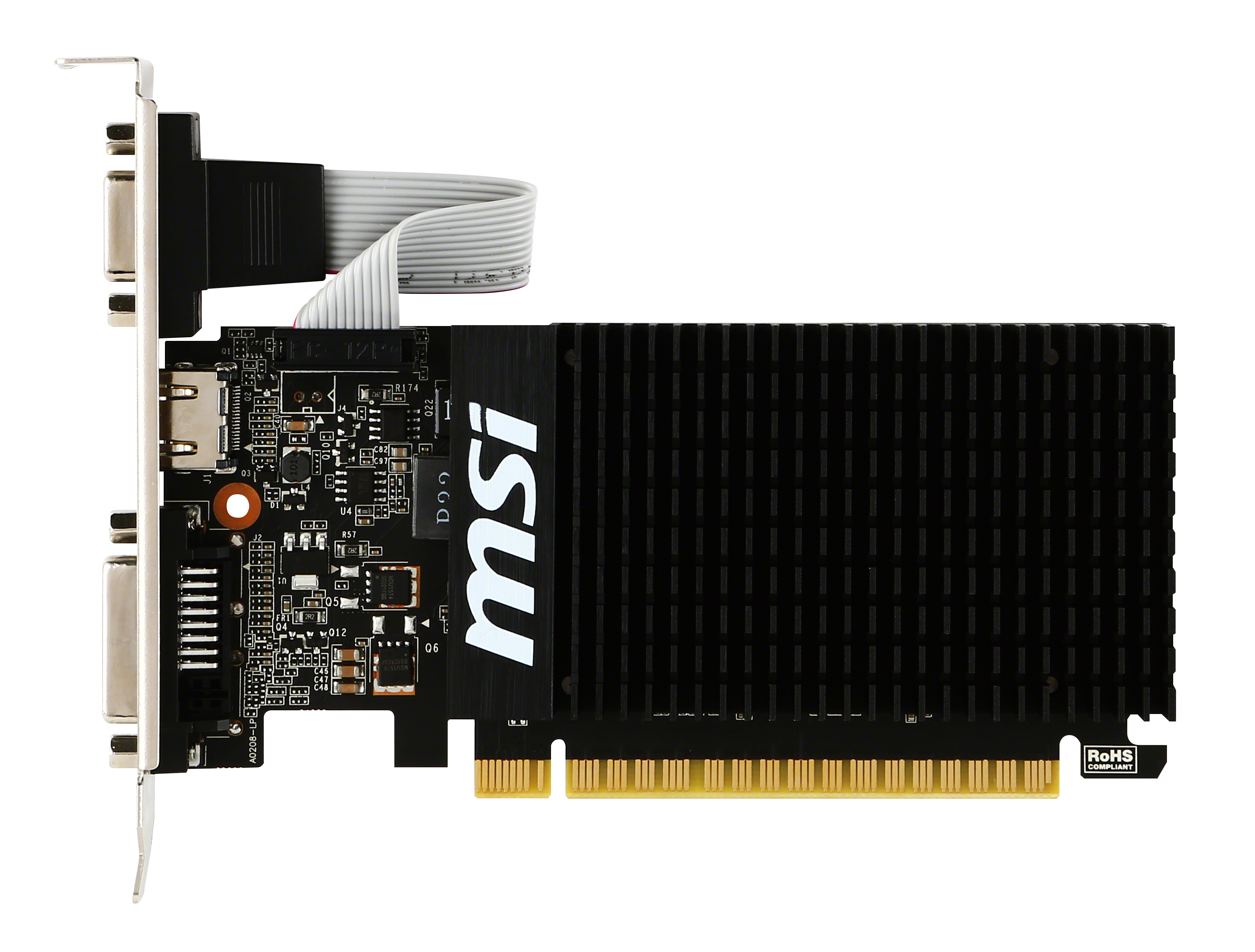 Tarjeta De Video Msi Nvidia Geforce Gt 710 1Gb 64-Bit Gddr3