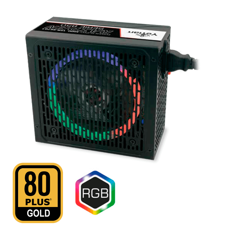 Fuente De Poder Gamer Yeyian Raiden 850W Modular 80+ Gold Yfr-46701