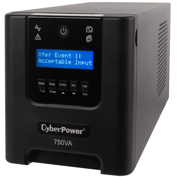 No Break Cyberpower Smartapp Lcd 750Va 525W Senoidal 6 Cont 17Min Resp