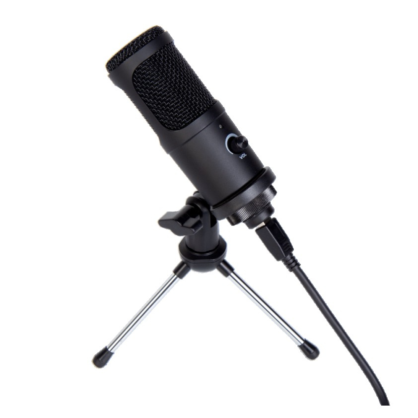 Microfono Gamer Xzeal Tripoide Filtro Antipop Incluido Usb Xzst250B