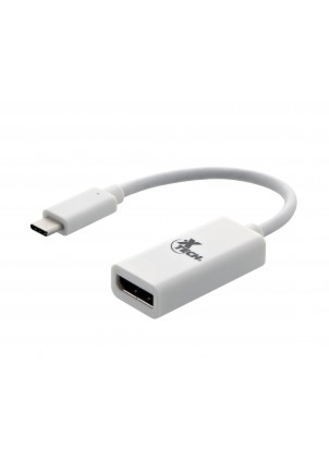 Adaptador De Video Usb-C M A Displayport H Xtech Blanco 25Cm Xtc-555