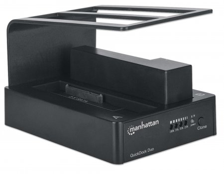 Gabinete Manhattan Quickdock Hdd*2 Sata-Usb 3.0 130479
