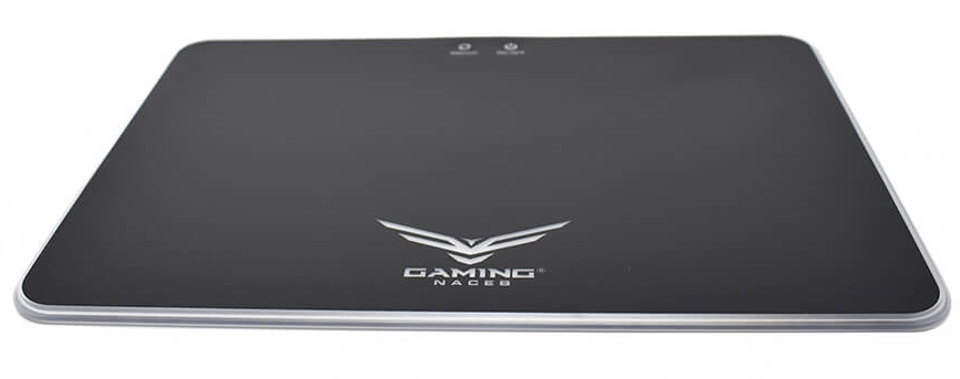 Mousepad Gamer Naceb Rgb Pvc 36X26Cm Negro Na-0927