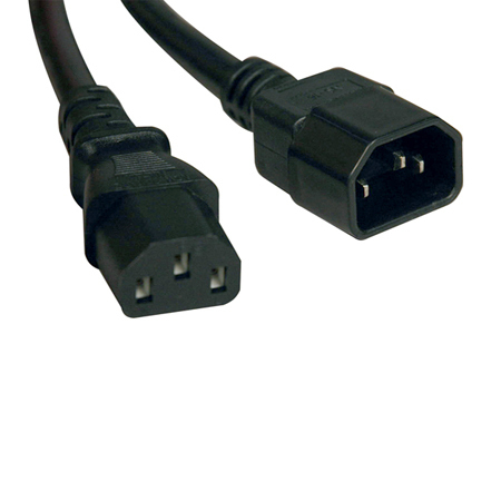 Cable De Poder Tripp Lite C13 A C14 3 Metros Negro P005-010