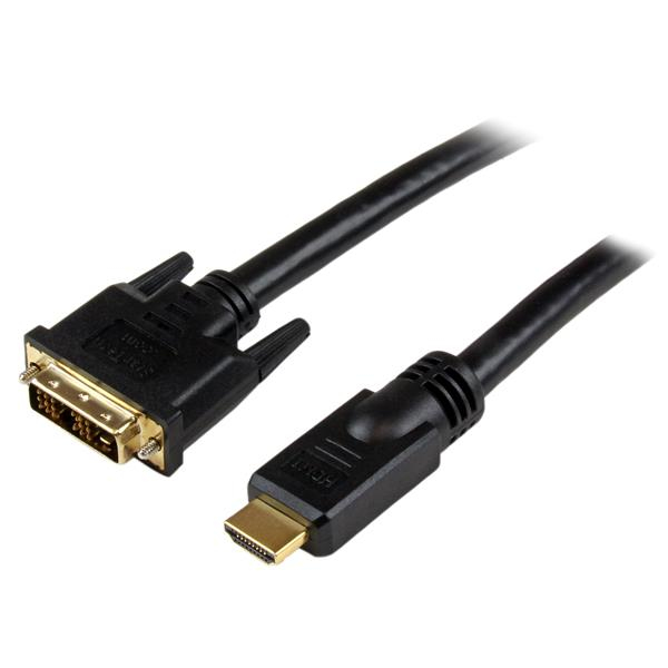 Cable Hdmi A Dvi-D  9.1M Single Link Enlace Senc Startech Hdmidvimm30