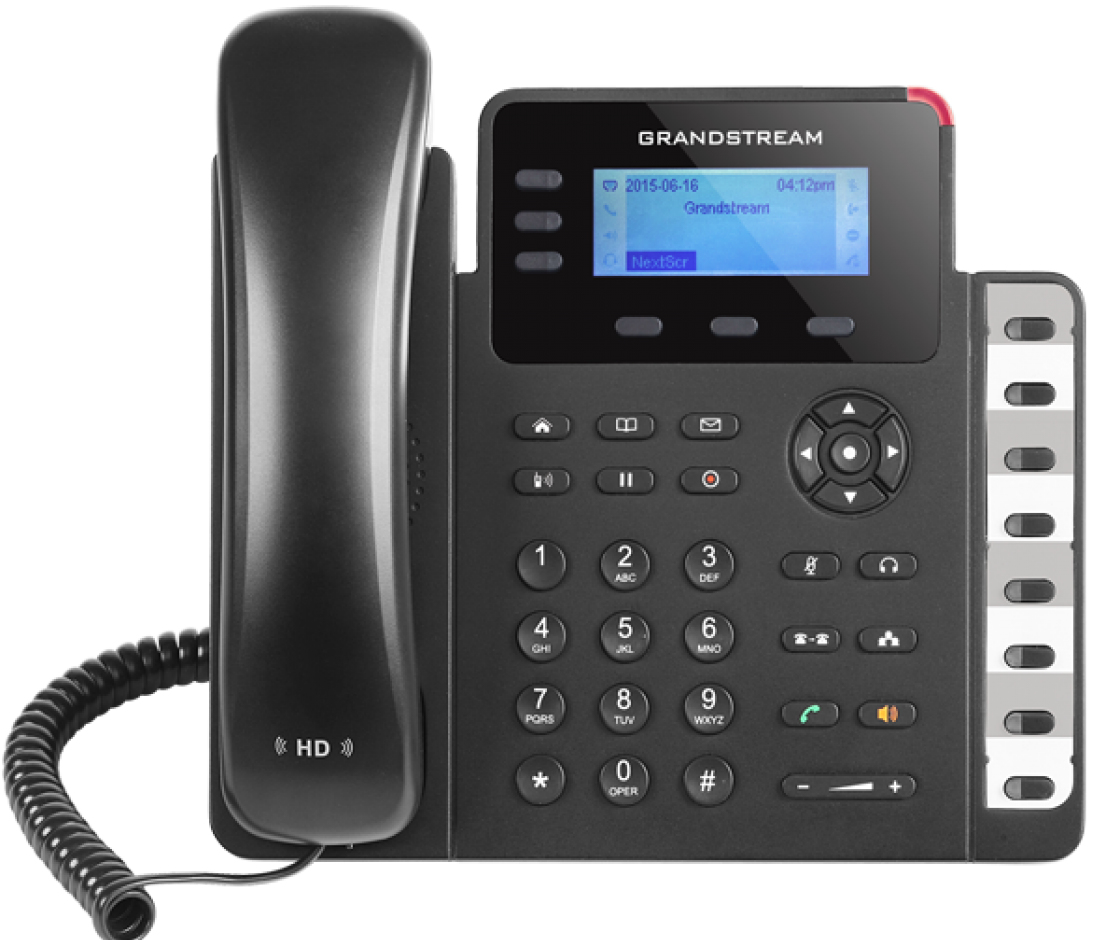 Telefono Ip Grandstream Gxp1630 3 Lineas Negro