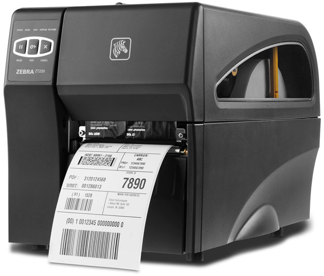 Impresora De Etiquetas Zebra Zt220 Termica 4'' 203Dpi Usb 6Ips128Mb