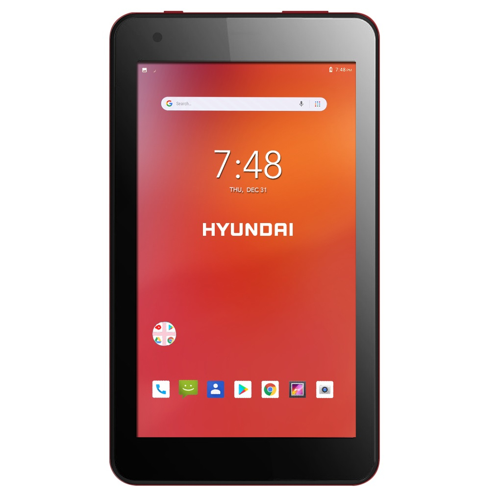 Tablet 7" Hyundai 7W4X 4Core 1Gb 16Gb Android 8.1 Cam 2Mipx Roja