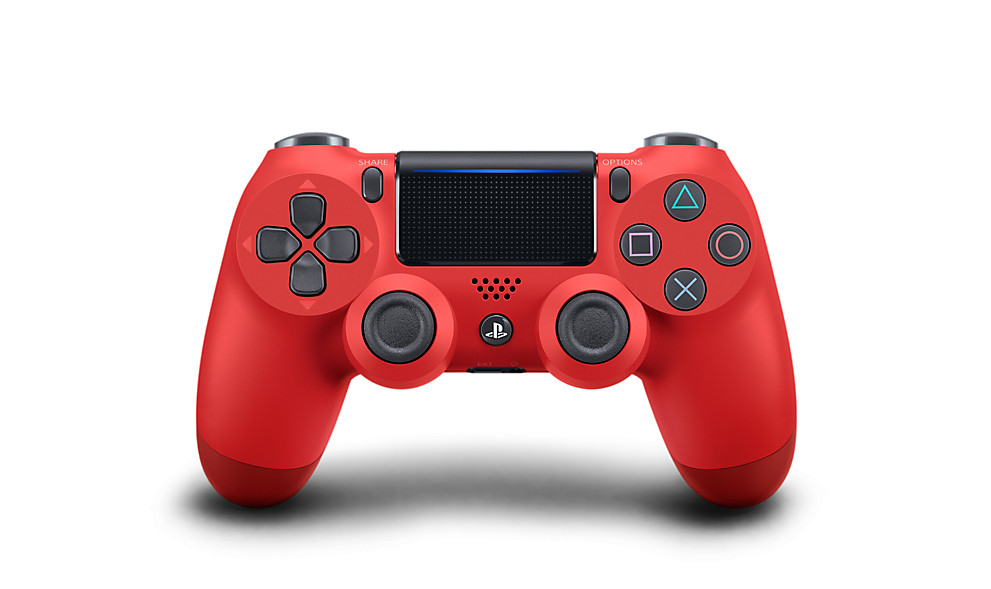 Control Ps4 Sony Dualshock4 Inalambrico Magma Red 3001551