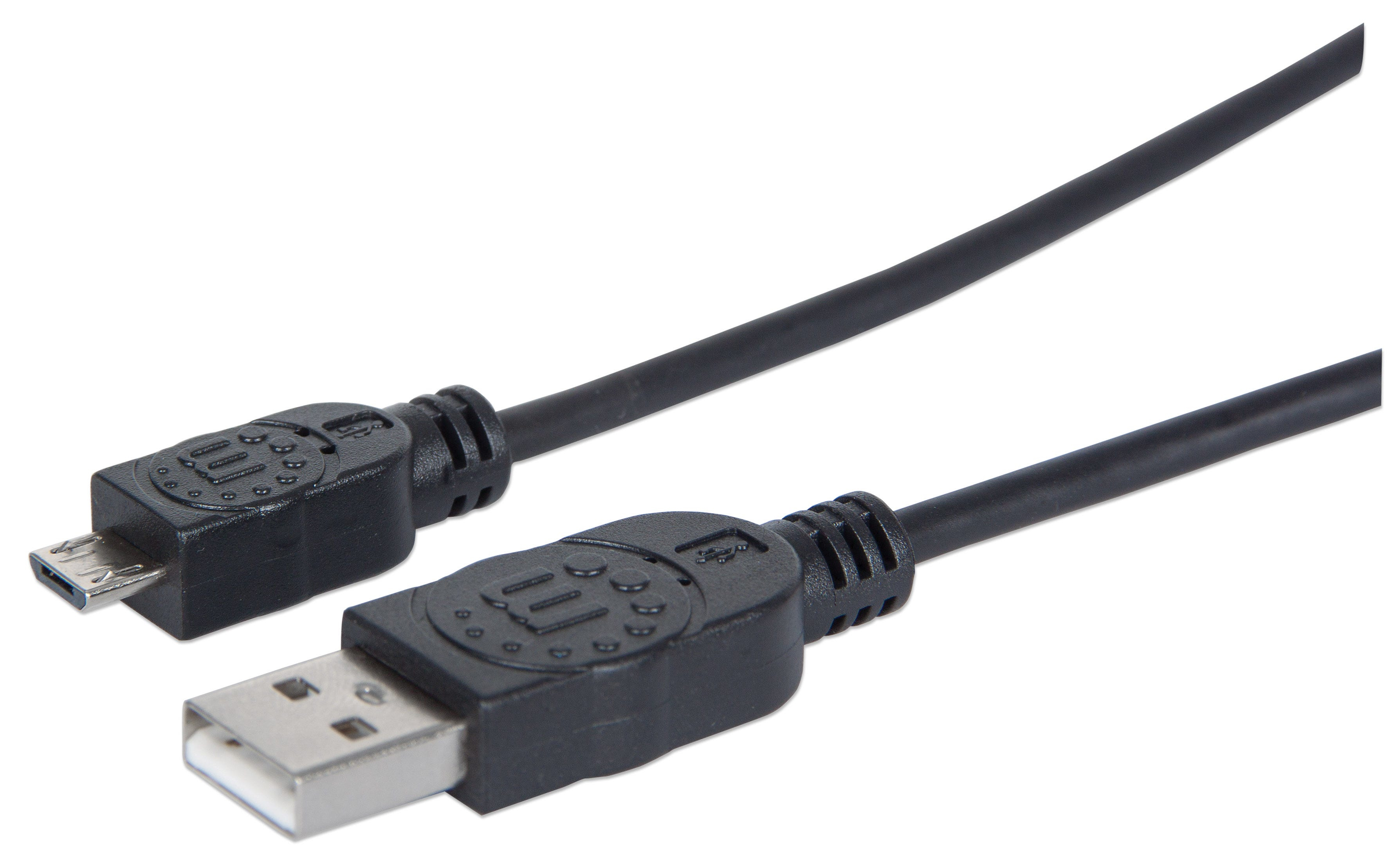 MANHATTAN - Cable Manhattan Usb A Macho - Micro B Macho 1.8M Negro...