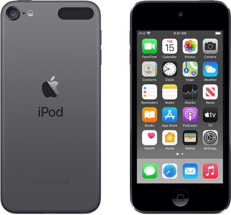 Ipod Apple Mvj62Be/A - Mp4 Ios 13 Gris Espacial 128Gb 4"