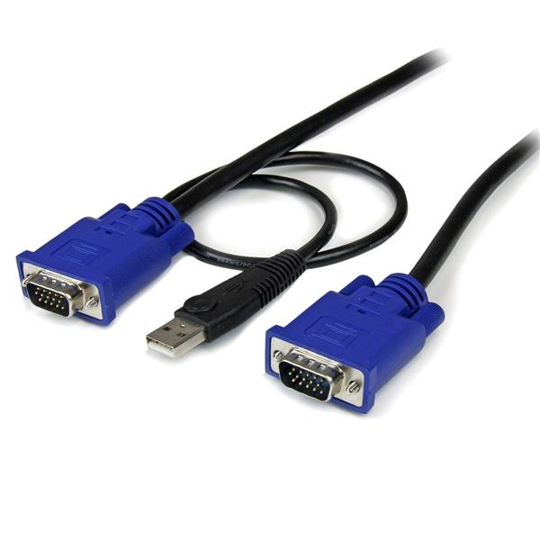 Cable Kvm 3M Ultradelgado 2En1 Vga Usb Hd15 Macho Startech Sveconus10