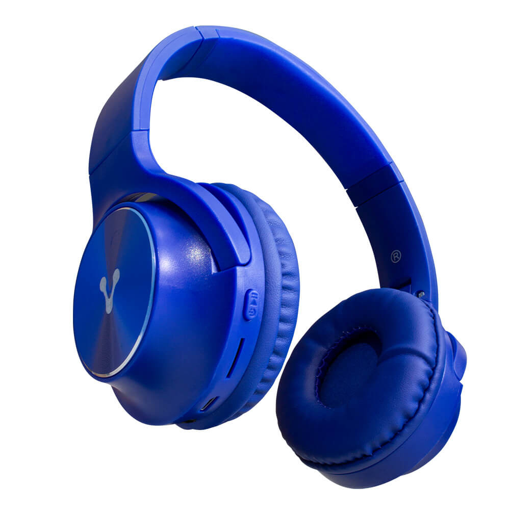 Diadema Bluetooth Vorago Hpb-200 Msd Plegable Azul