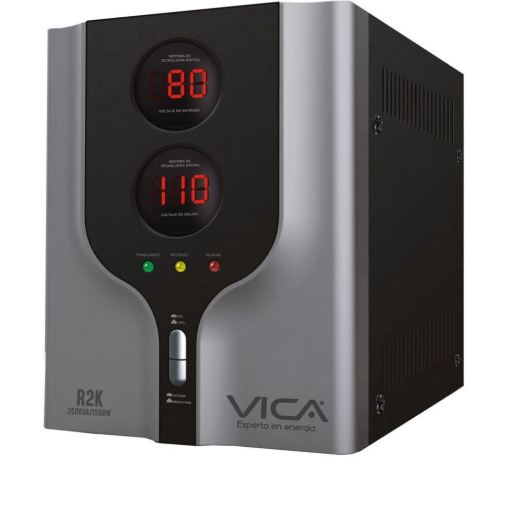 Regulador Vica R2K Negro Hogar 2500 Va 1500 W