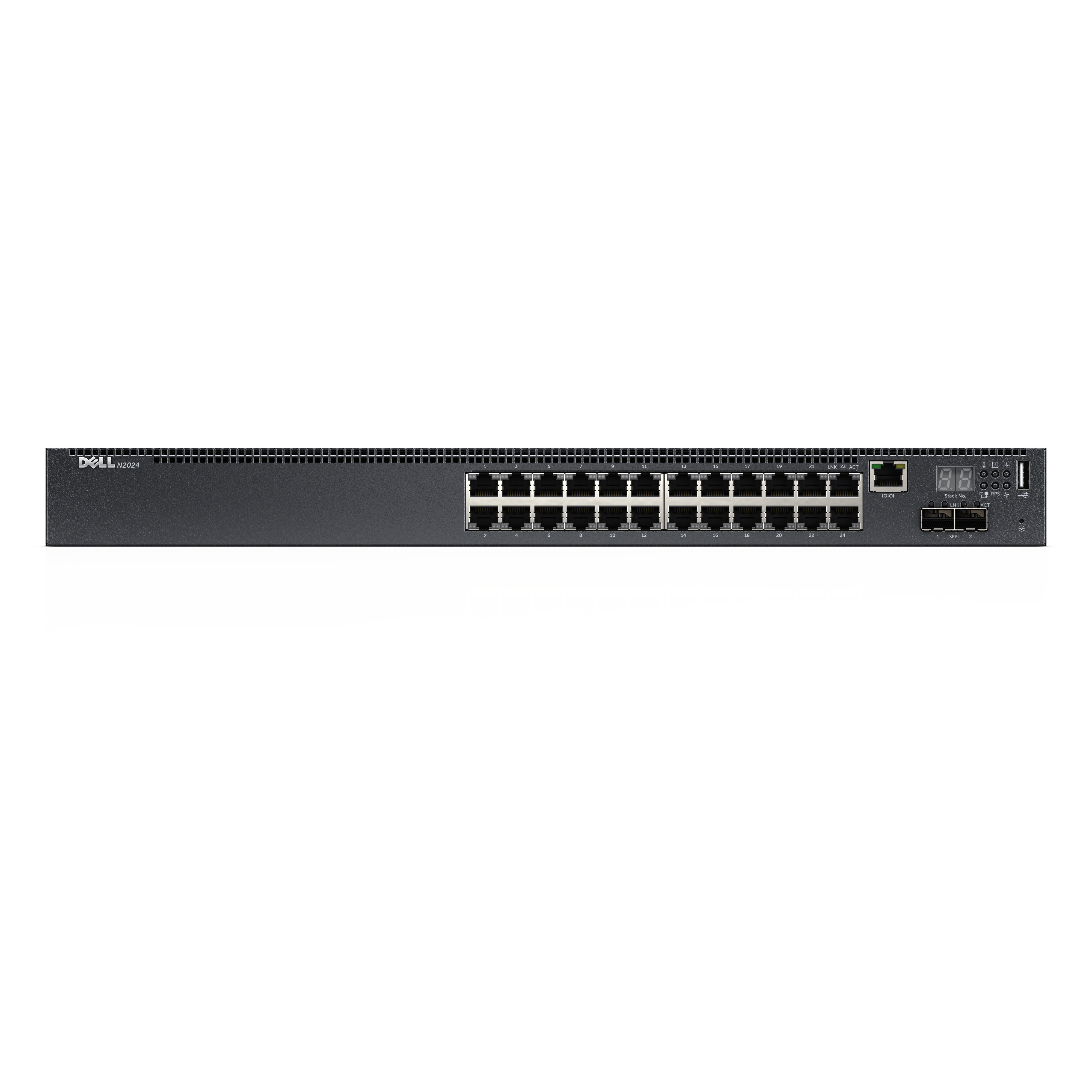 Switch Dell N2024 24 Puertos 10/100/1000Mbps 2 Puertos Sfp+
