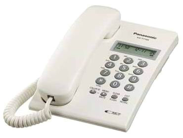 Telefono Analogico Panasonic Para Escritorio/Pared Color Blanco
