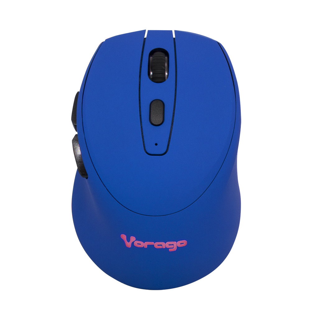 Mouse Inalambrico Recargable Vorago Mo-306-Bl 2400 Dpi Azul