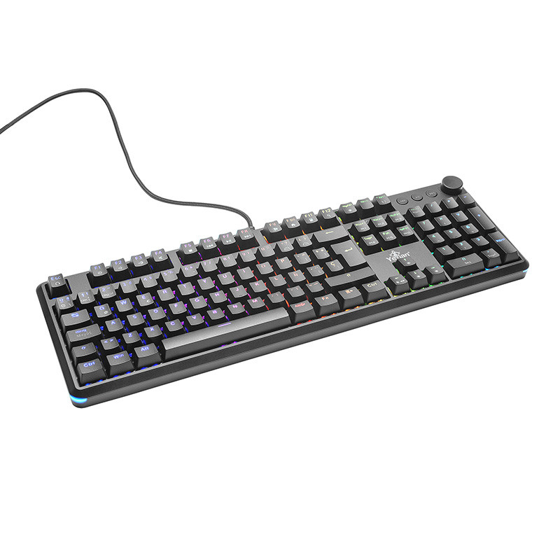 Teclado Gamer Yeyian Ytm-28207R Asward S3000 Mecanico Switch Rojo Rgb