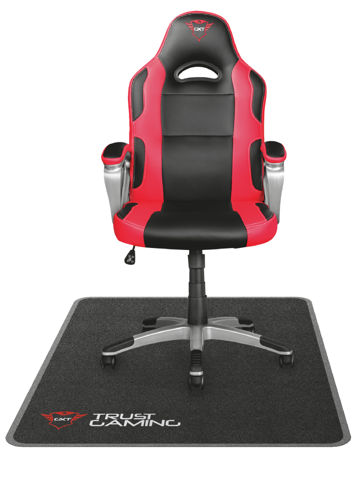 Alfombra Para Silla Gamer Trust Gxt 715 Negro Flexible 120X99 Cm