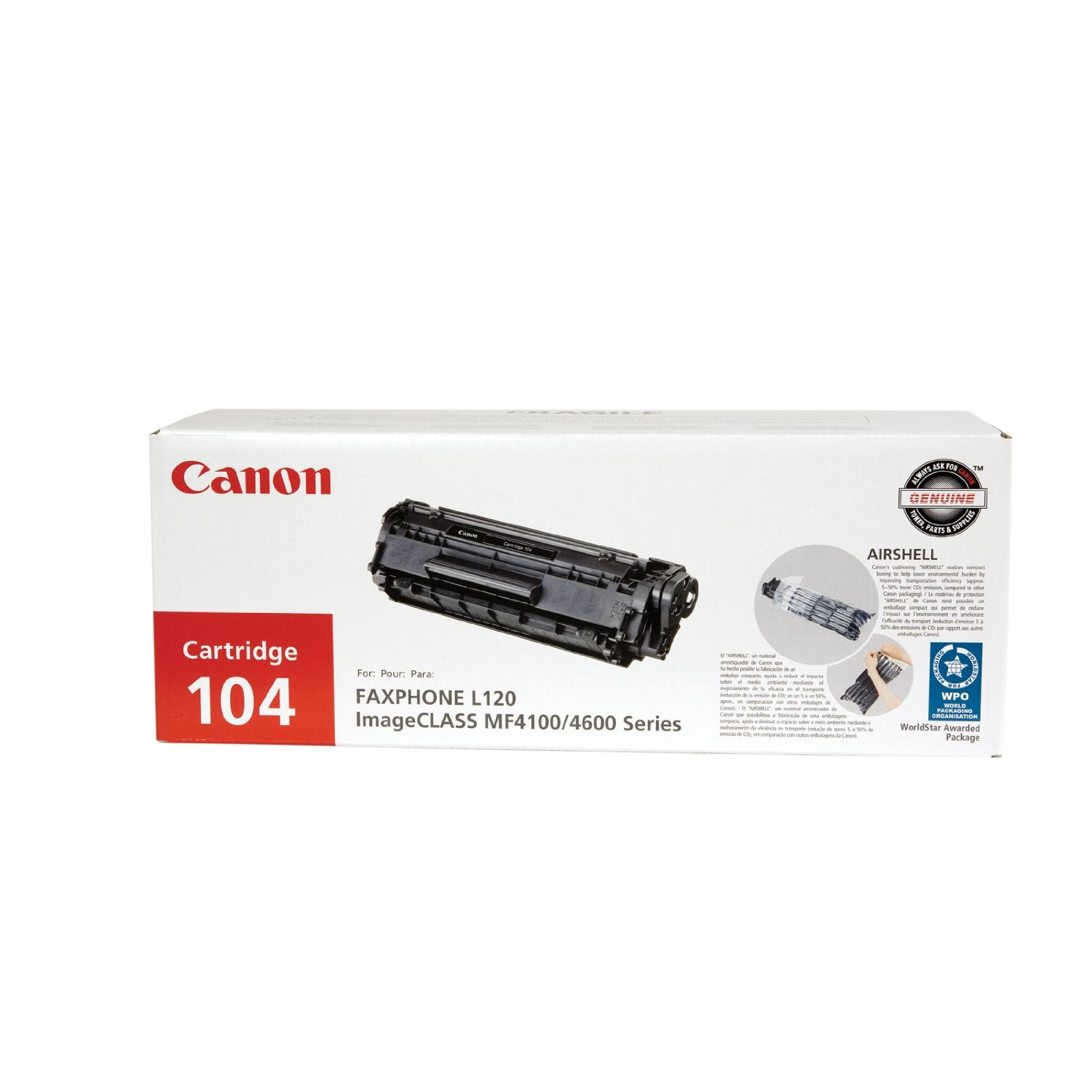 Toner Canon 104 Negro Para D420 (0263B001Ba)