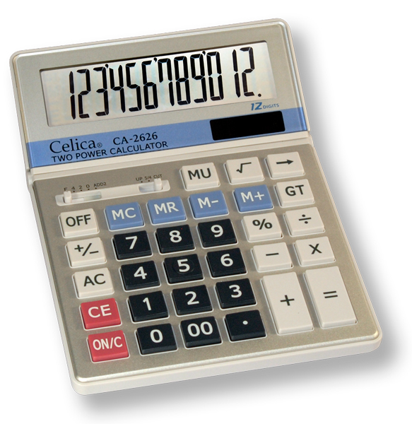 Calculadora Celica Ca-2626 Escrit 12 Digitos Dual